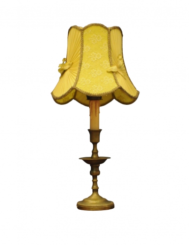Skandynawska, Miedziana Lampa Art Deco