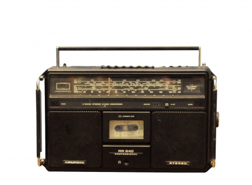 GRUNDIG RR 640 Professional Boombox Radio Cassette Recorder