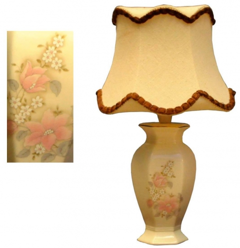 Porcelanowa Lampa Vintage