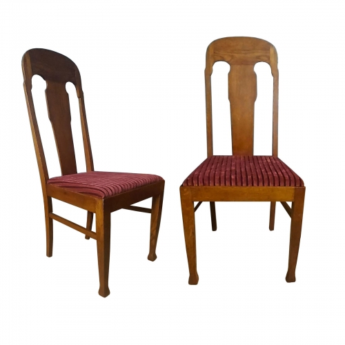 2 Duńskie Krzesła Art Deco