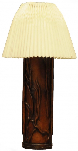 Duża Lampa Gabinetowa ze Skóry.