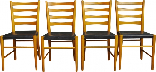 Komplet Krzeseł z Lat 50-tych- Gemla Fabrikers